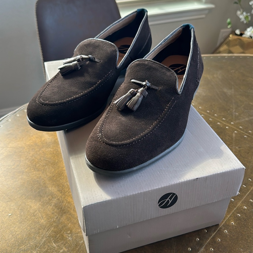 HUDSON suede tassel US10